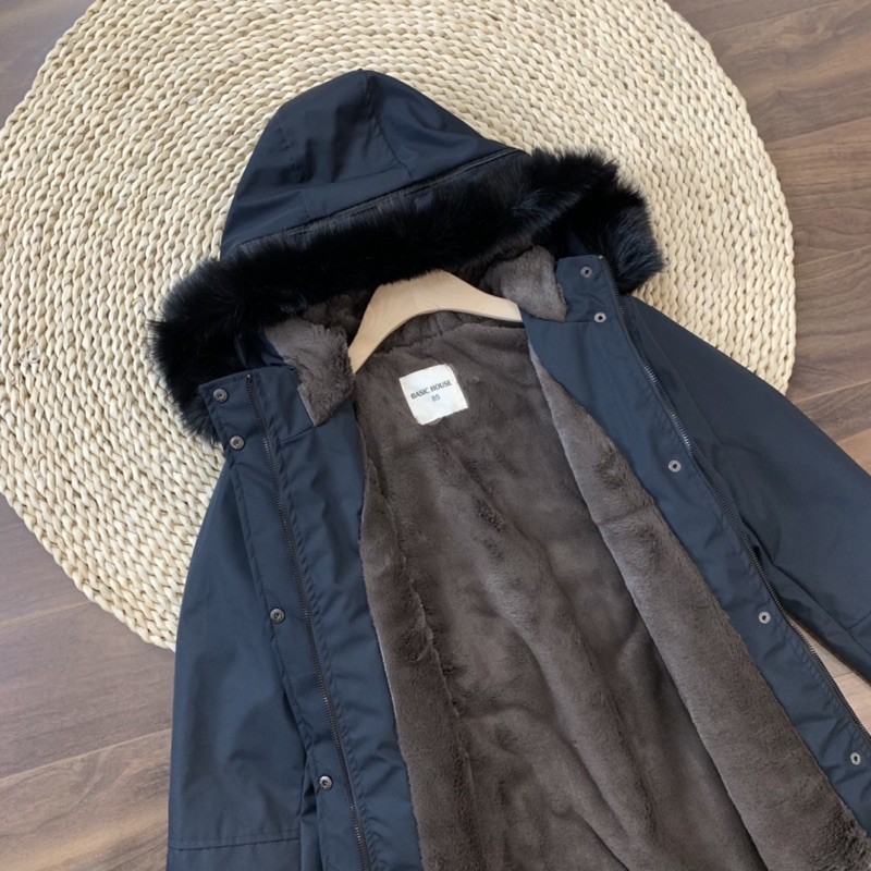 ak583 áo parka rút eo