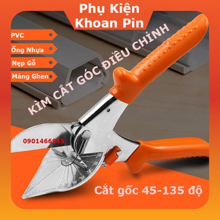 Kìm cắt góc để cắt và đi góc máng ghen điện cực nhanh , có thể điều chỉnh góc cắt (P137)
