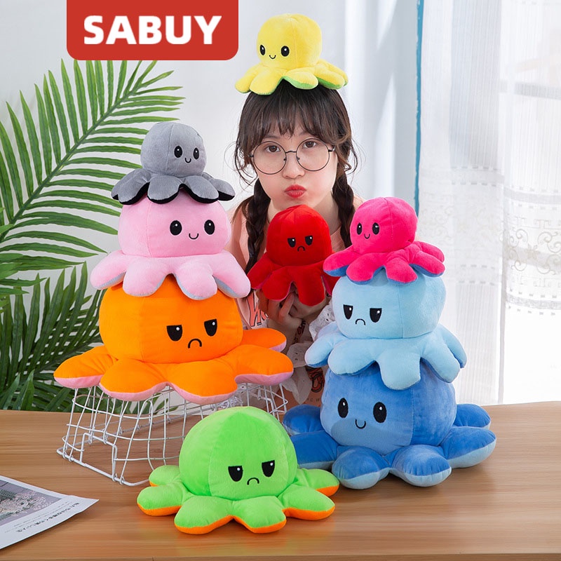 Hàng Bán Chạy Thú Nhồi Bông Bạch Tuộc Nhiều Màu Sắc Dễ Thương Tùy Chọn Cho Trẻ Em