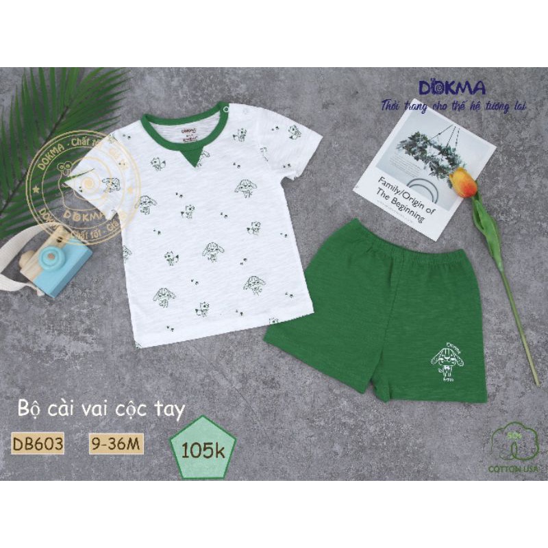 Bộ cài vai cộc tay Dokma