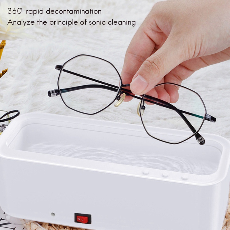 Máy Vệ Sinh Trang Sức/Đồng Hồ Đeo Tay 45000Hz Bằng Sóng Siêu Âm Chất Lượng Cao