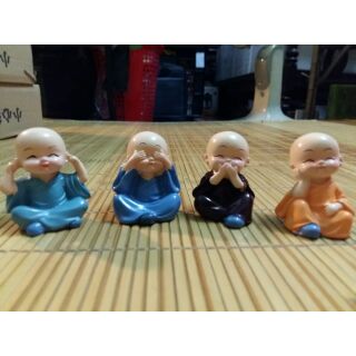 (ST01) Tượng 4 chú tiểu "Tứ Không" ( Tượng Nhật ) - Phong thủy