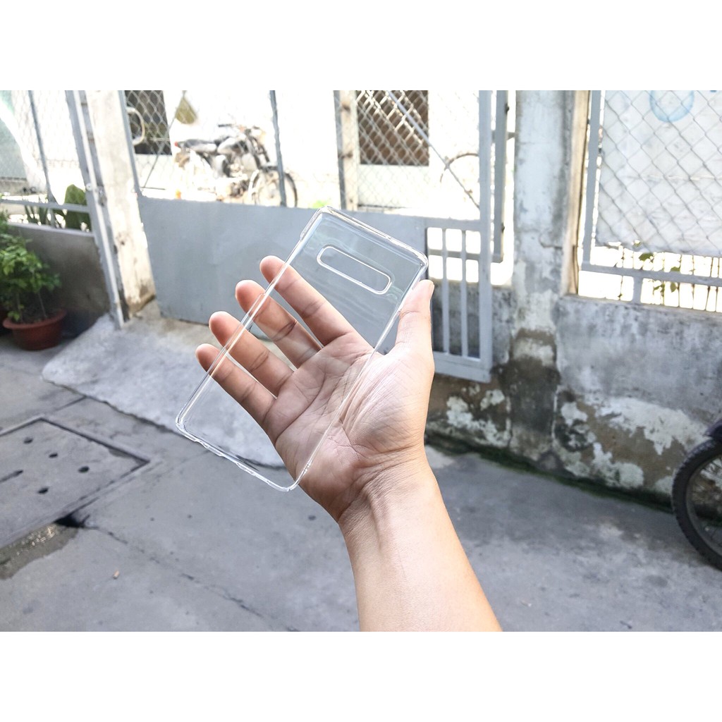 Ốp lưng Samsung S10 Plus trong suốt clear cover, 100% không ố vàng khi sử dụng