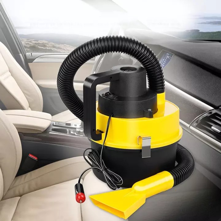 Q & R Thuyền Ô Tô Mini Ngoài Trời Ướt Và Khô Di Động 12V Bơm Hơi Máy Hút Bụi RV_NCLZ