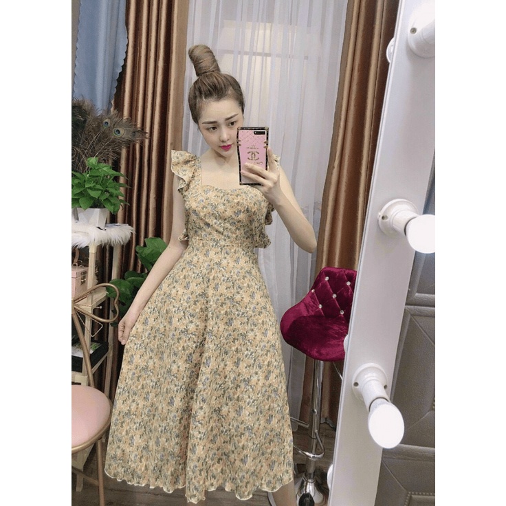 [HCM] Đầm xòe maxi đi biển siêu sang trọng thời trang trẻ trung cho các nàng KME FASHION