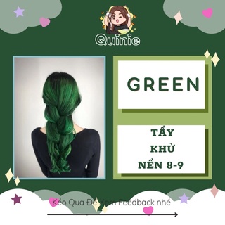Thuốc nhuộm tóc màu XANH LÁ tặng kèm trợ nhuộm trùm đầu