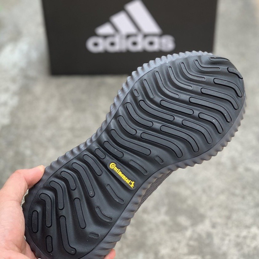 Giày thể thao Sneaker nam nữ Adidas Alphabounce 2018 màu Cafe (Free ship)(Hàng 1-1 Trung)(Tặng box bảo vệ)