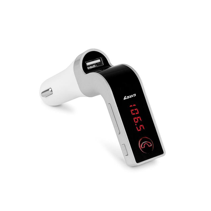 MG G7 Bluetooth Car Kit Rảnh tay Bộ phát FM Radio Máy nghe nhạc MP3 Bộ sạc USB & AUX