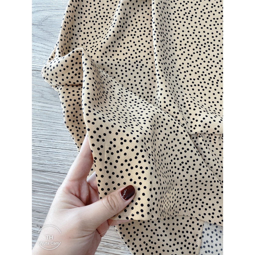 Váy Suông Chấm Bi Dây Vai No Cực Xinh | BigBuy360 - bigbuy360.vn