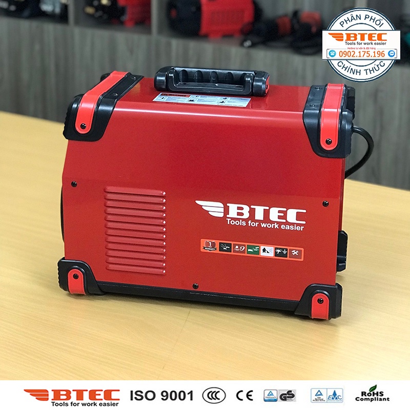 Máy hàn que Inverter BTEC MMA-400, hàn que 4 ly hiệu suất 100%, bảo hành chính hãng 12 tháng