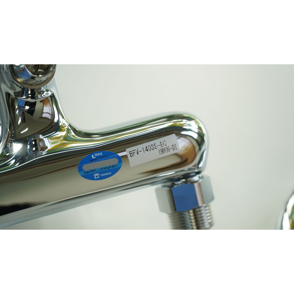 Vòi sen tắm nóng lạnh INAX BFV 1403S 8C, vòi hoa sen gật gù, Cam kết chính hãng 100%