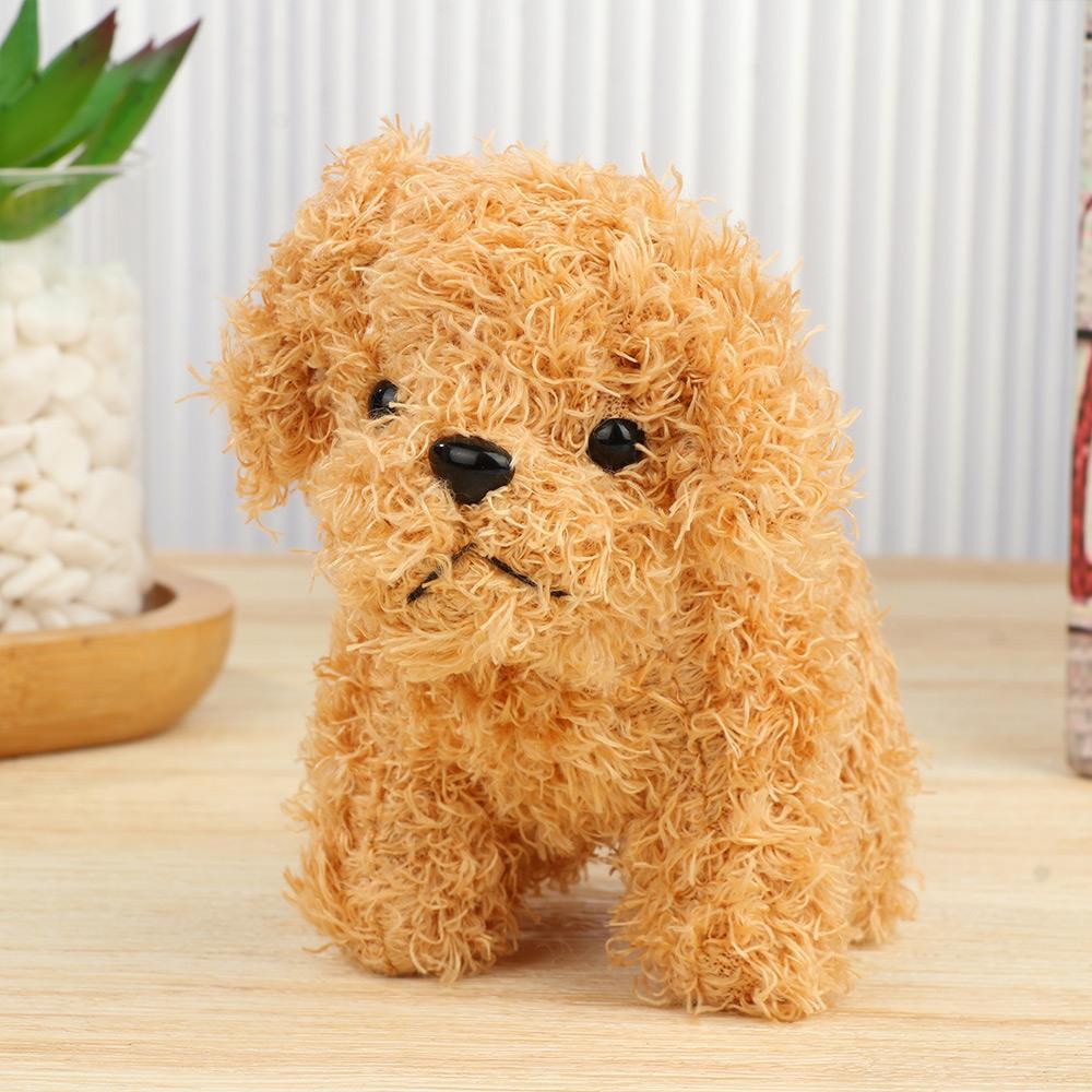Móc Khóa Hình Chú Chó Poodle Nhồi Bông Dễ Thương