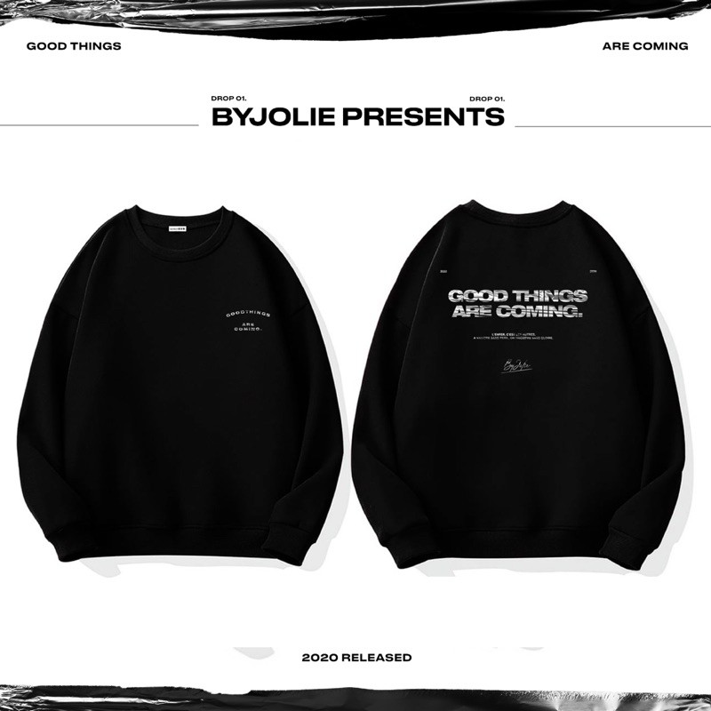 ÁO SWEATER NỈ BÔNG GOODTHINGS form unisex suông rộng