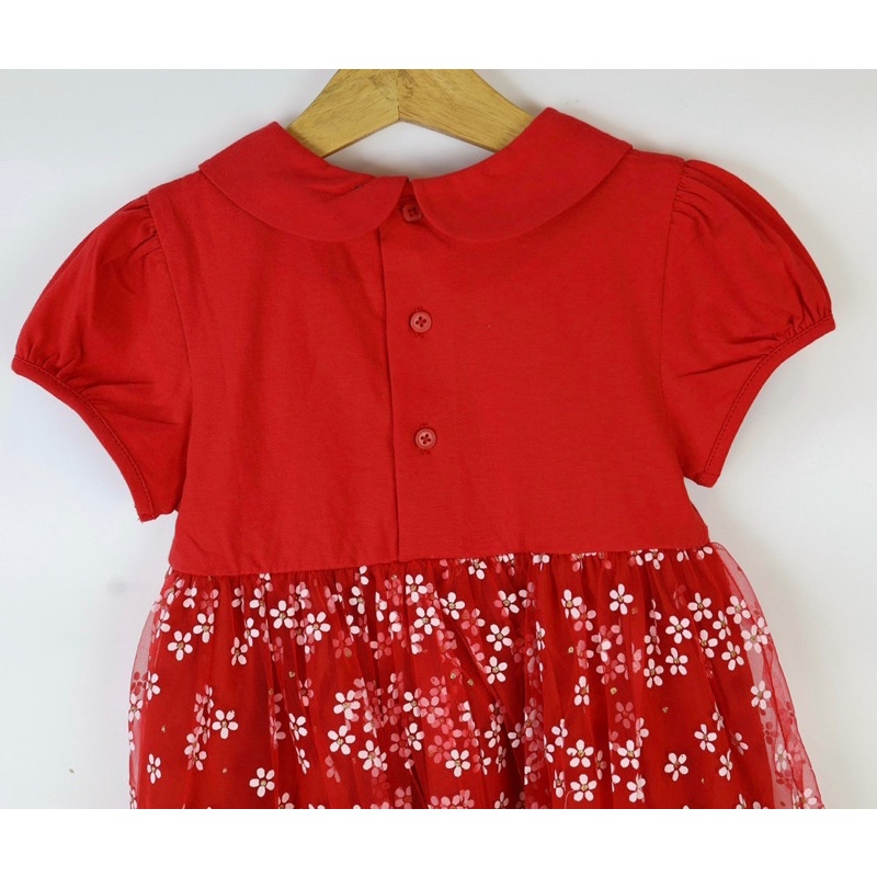 Váy ren đỏ cho Bé