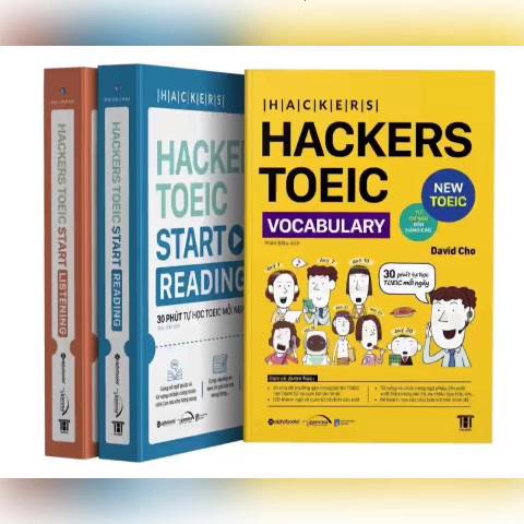 Lẻ/Combo Sách: Hackers Toeic Start Listening + Reading + Vocabulary MỤC TIÊU 400+  (Bán Chạy Top 1 Tại Hàn Quốc) | BigBuy360 - bigbuy360.vn