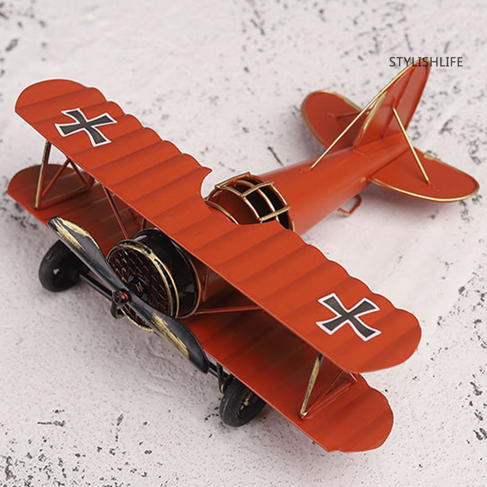 AIRCRAFT MODEL Đồ trang trí Máy Bay Chiến Đấu Phong Cách Vintage