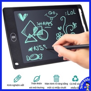 Bảng tập viết, tập vẽ điện tử thông minh màn LCD tự xóa 8.5 inch cho bé. Đồ chơi trí tuệ cho trẻ em, trẻ con 3-6 tuổi