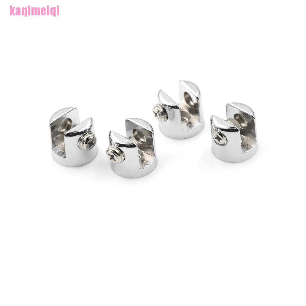 Set 4 kẹp giữ kính 6-8mm bằng hợp kim kẽm