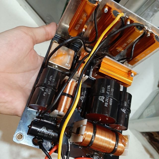 Mạch phân tần 2 loa 1 bass 1 treble kèn cao cấp chính hãng JBL