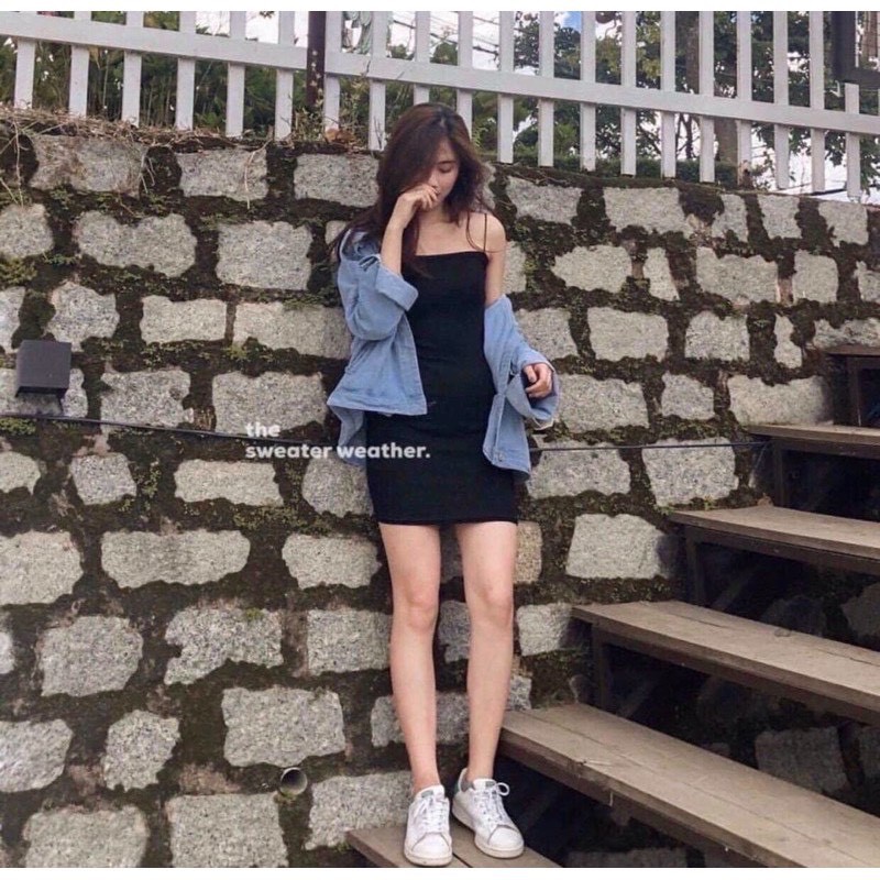 ❤️ VÁY BODY HAI DÂY BÚN ÔM SIÊU ĐẸP TÔN DÁNG CHO NÀNG | BigBuy360 - bigbuy360.vn