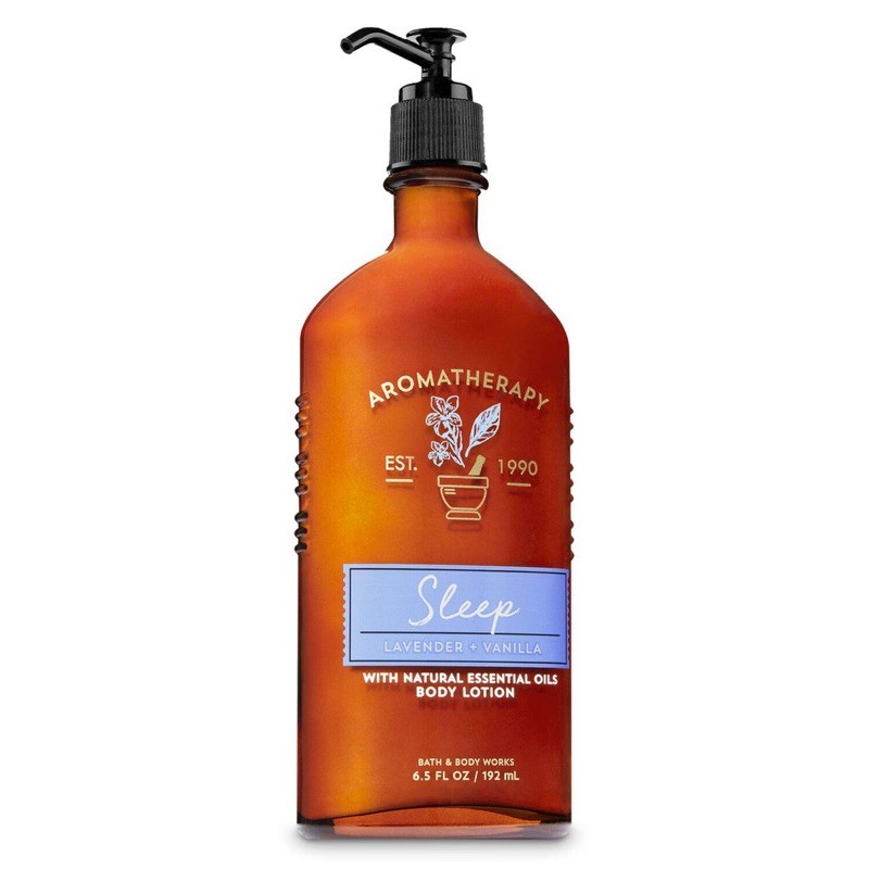 Dưỡng Thể Bath &amp; Body Works Aroma Therapy - Slepp Lanvender Vanilla (192ml)