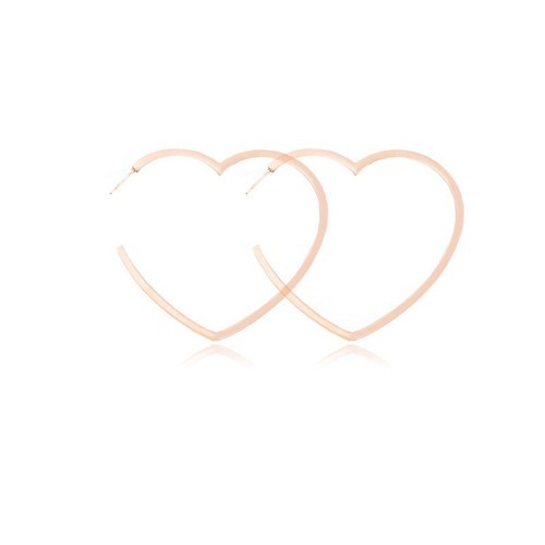 Bông Tai Trái Tim Titan Ko Đen TT 3489