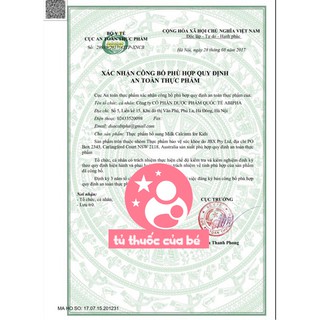 Canxi milk (canxi sữa) Bioisland cho bé