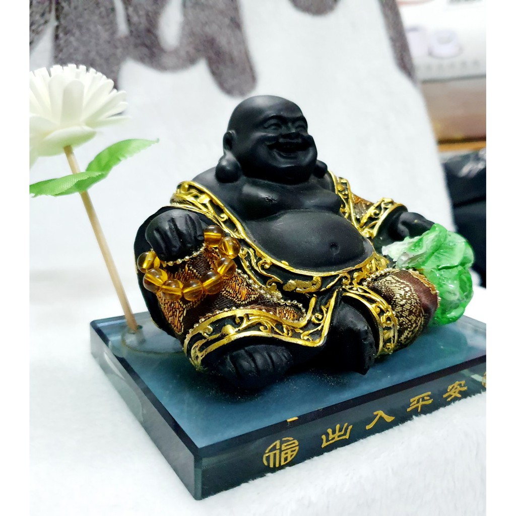 Tượng phật Di lặc phong thủy kiêm xông phòng - trang trí nhà cửa hoặc để xe hơi