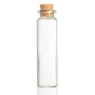 Lọ thủy tinh nút gỗ (nút bần) 15ml trong suốt làm Spell Jar lọ phép thuật điều ước wicca thanh tẩy decor
