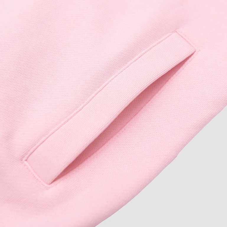 Áo dài có mũ dáng rộng unisex CIAO Pink Adieu Essential Hoodie