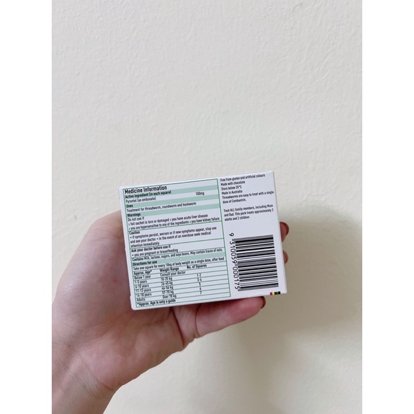 Socola Combantrin tay giun Mẹ Rofi