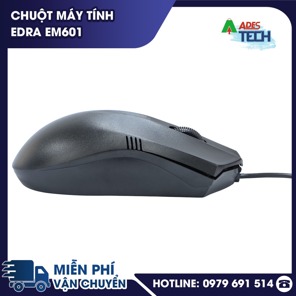 Chuột Máy Tính EDRA EM601 Dành Cho Văn Phòng, PC, Dàn Games Có Dây Bảo hành 12 tháng - CHÍNH HÃNG