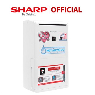 Máy hút ẩm và tạo ion Sharp DW-D12A-W (25m2) - Bảo hành chính hãng 12 Tháng
