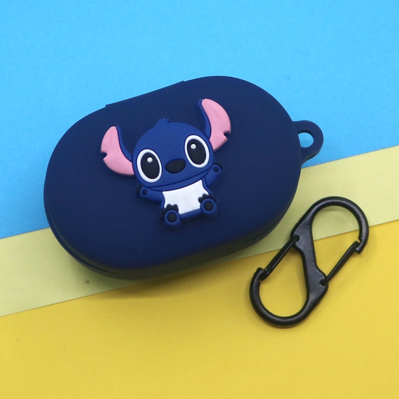 Vỏ Bảo Vệ Hộp Sạc Tai Nghe Xiaomi Redmi Airdots Airdots 3 Bằng Silicon Hình Stitch Kèm Móc Treo Tiện Dụng