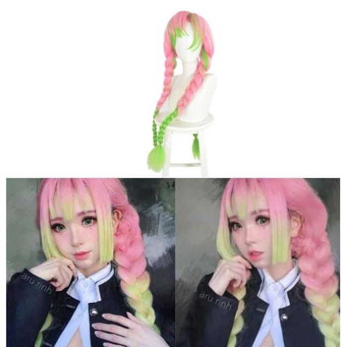 Tóc Giả Dùng Hóa Trang Nhân Vật Phim Thanh Gươm Diệt Quỷ Kamado Tanjirou Kamado Nezuko Agatsuma Zenitsu