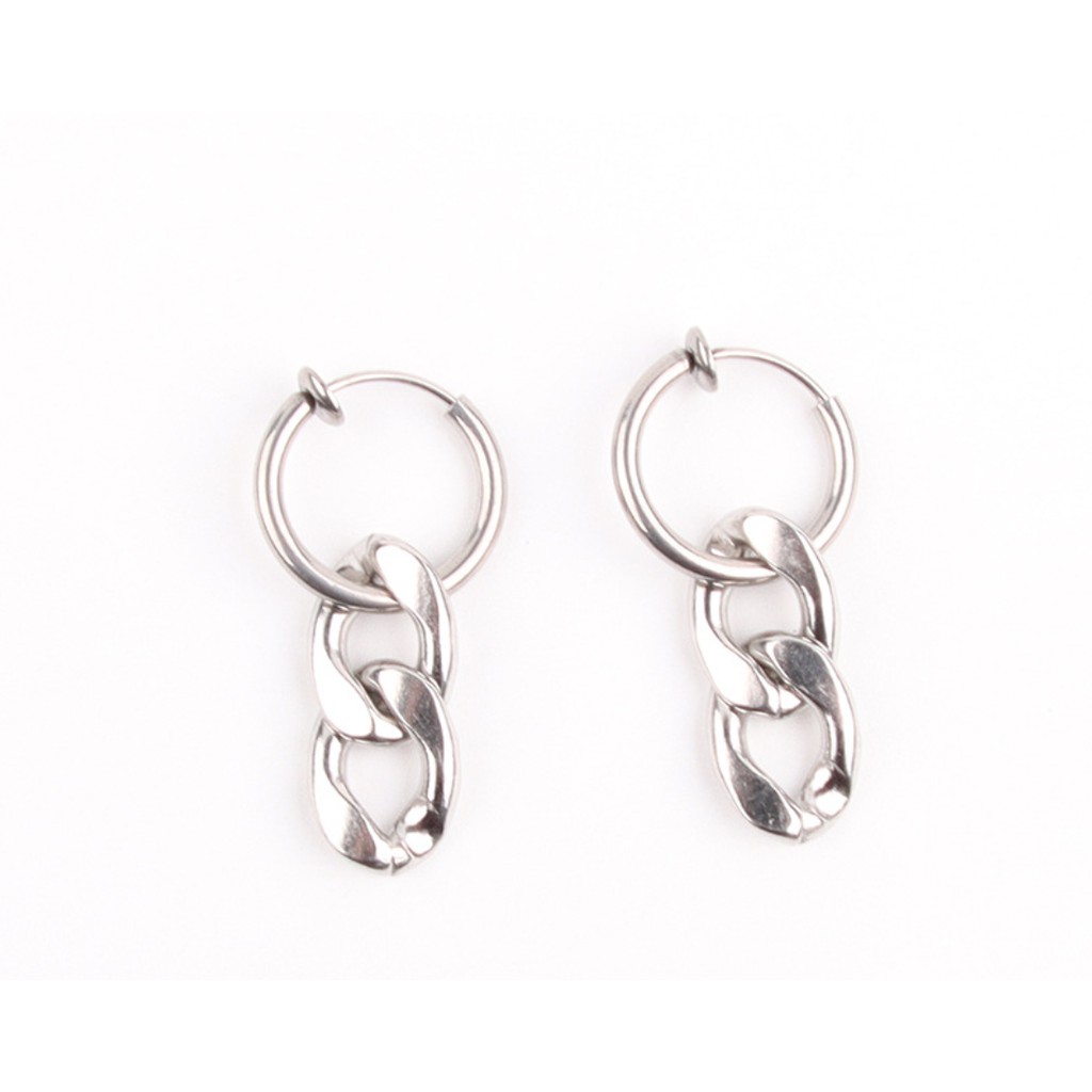 Khuyên, Kẹp titan tròn basic FT Cple Xích thả