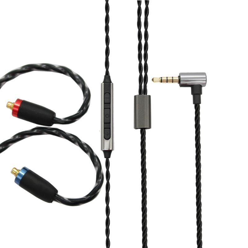 Dây cáp MMCX có micro cho tai nghe Shure Se215 Se315 Se425 Se535 Se846 Ue900