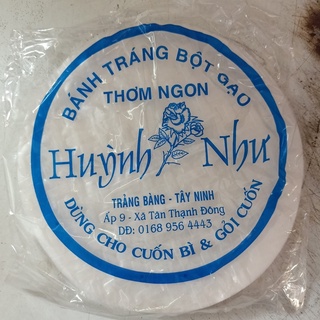 Bánh tráng mỏng dẻo củ chi