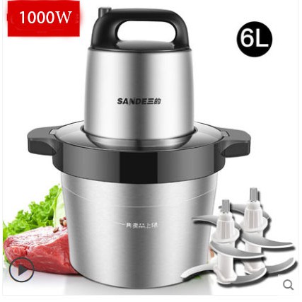 Máy xay thịt công suất lớn 1000W - 6L | CHÍNH HÃNG SANDEE