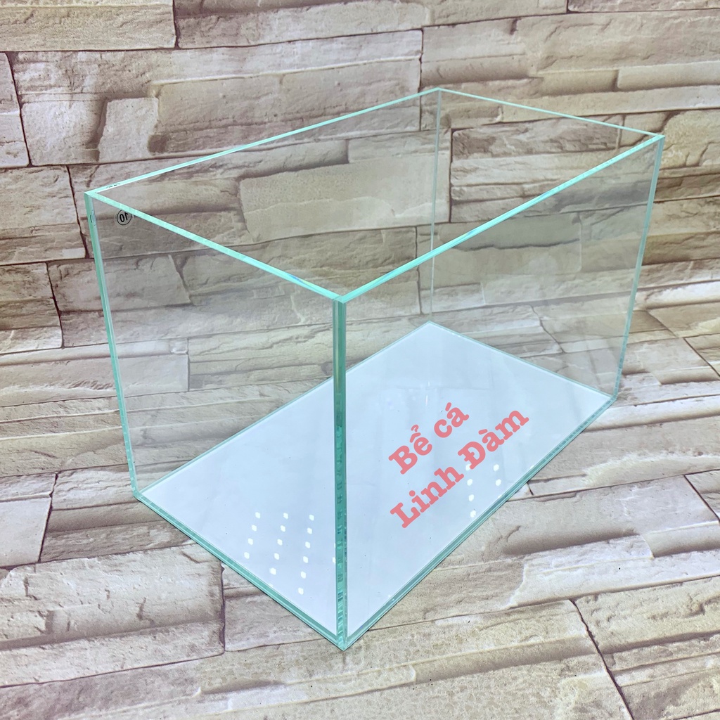 Bể cá mini kính siêu trong dài 35cm - Bể cá đẹp để bàn