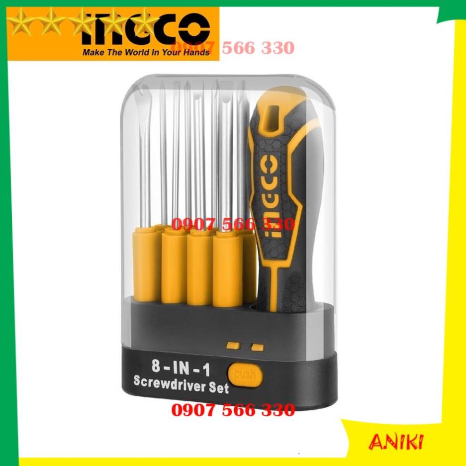 Bộ 9 tua vít đa năng INGCO AKISD0901 ANIKI