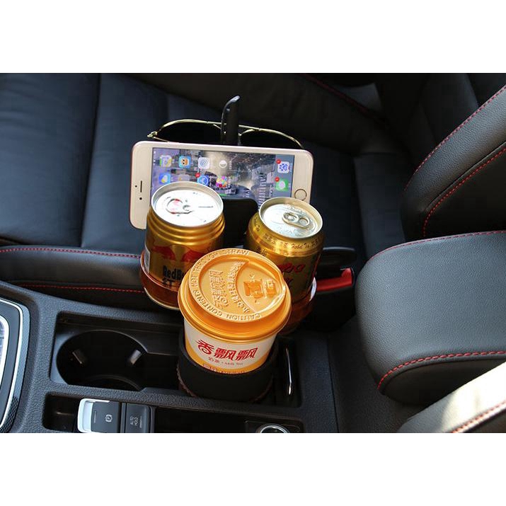 Giá để đồ uống trên xe hơi có khe để điện thoại đa năng tiện dụng CJ001 | BigBuy360 - bigbuy360.vn