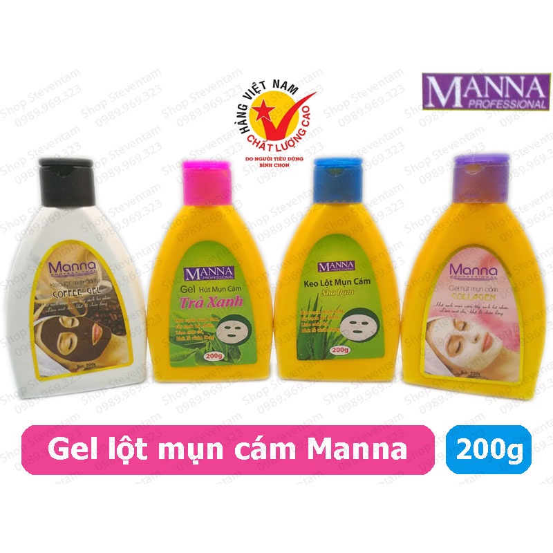 Gel hút mụn Manna 200g