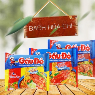 Thùng 30 gói mì gấu đỏ đủ loại