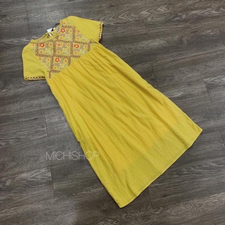 Đầm zara thêu baby doll