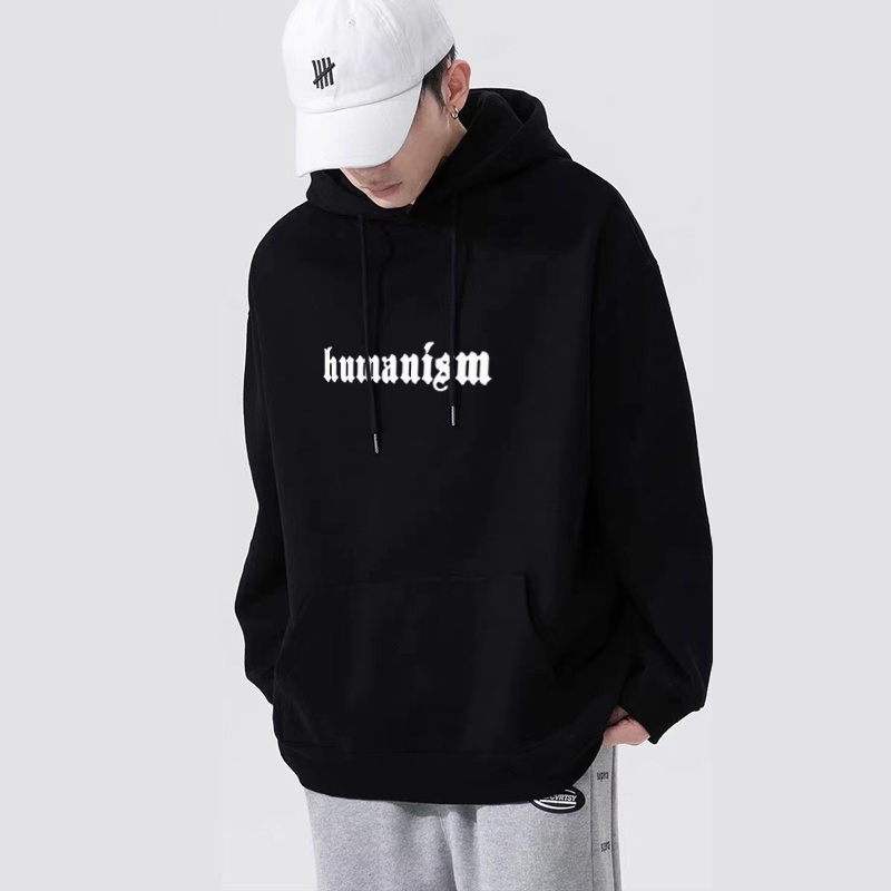 Áo Hoodie Nam Nữ HUMANISM Form Rộng Unisex Vải Xịn