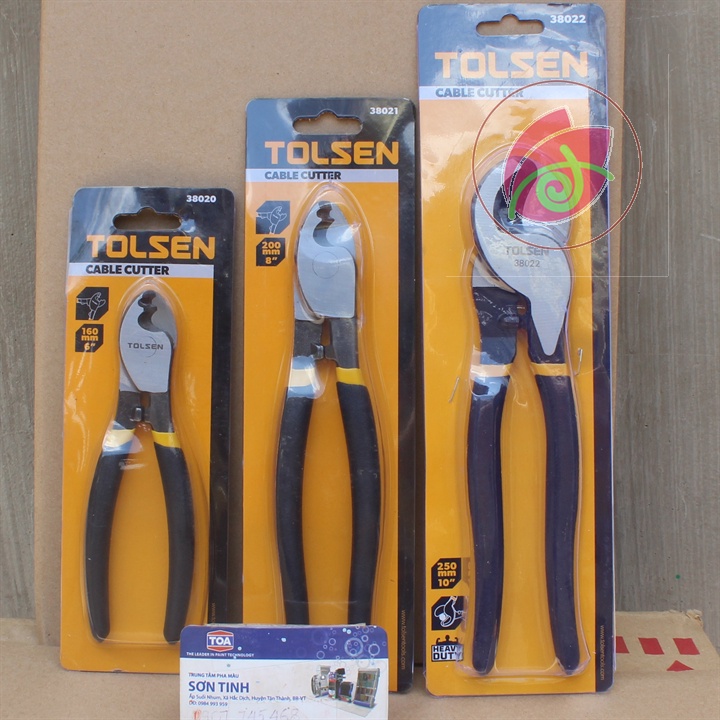 Kìm cắt cáp điện 6in 8in 10 in tolsen 38020 38021 38022