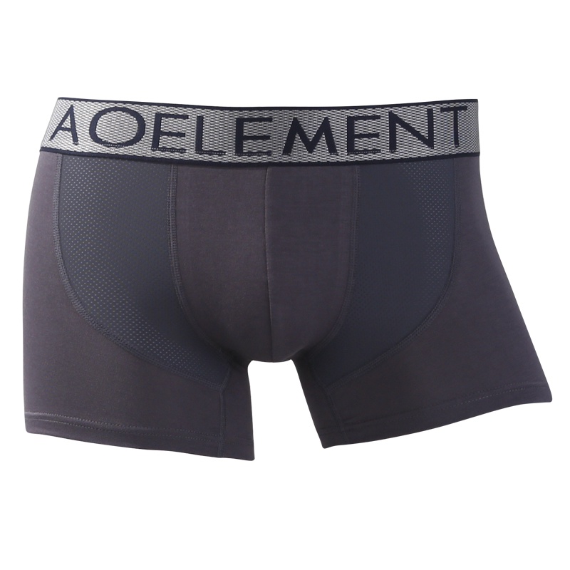 Quần Lót Boxer Vải Lụa Lạnh Mỏng Phối Lưới Thoáng Khí Thời Trang Thể Thao Nam 171