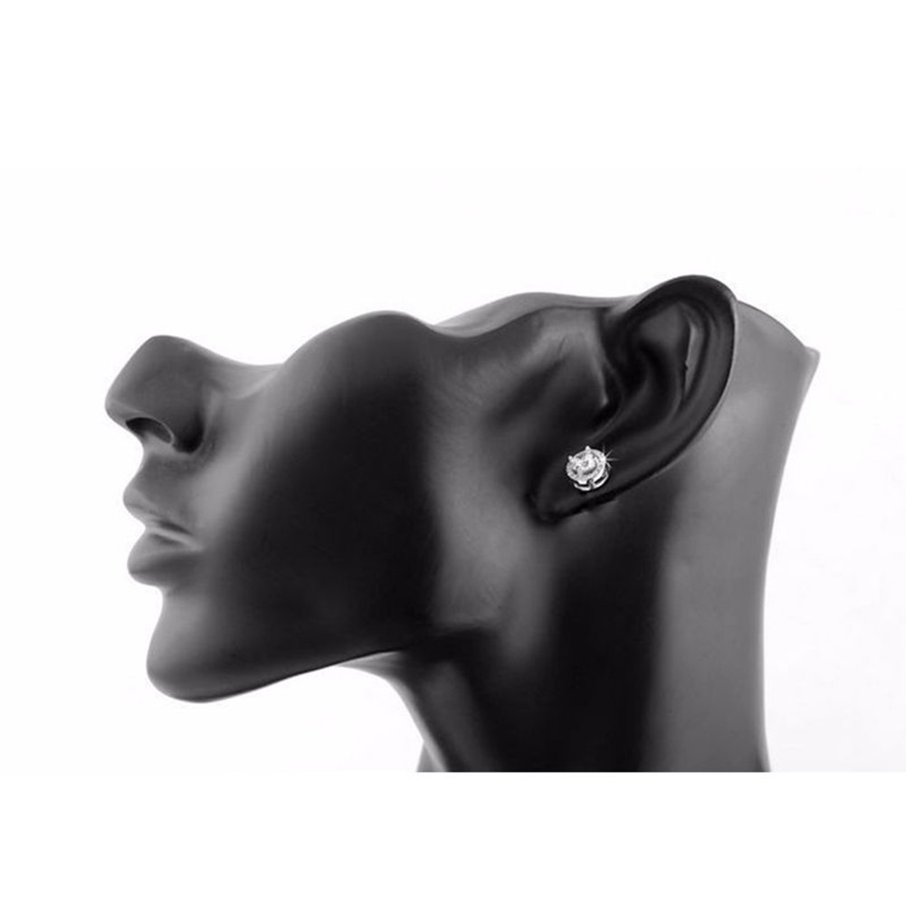 Hoa tai mặt hình tròn phụ kiện đám cưới cho nữ