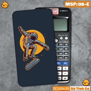 Miếng decal dán máy tính fx-570, fx-580, fx880, Casio, Vinacal,... Phi Hành Gia 3 MSP: 06
